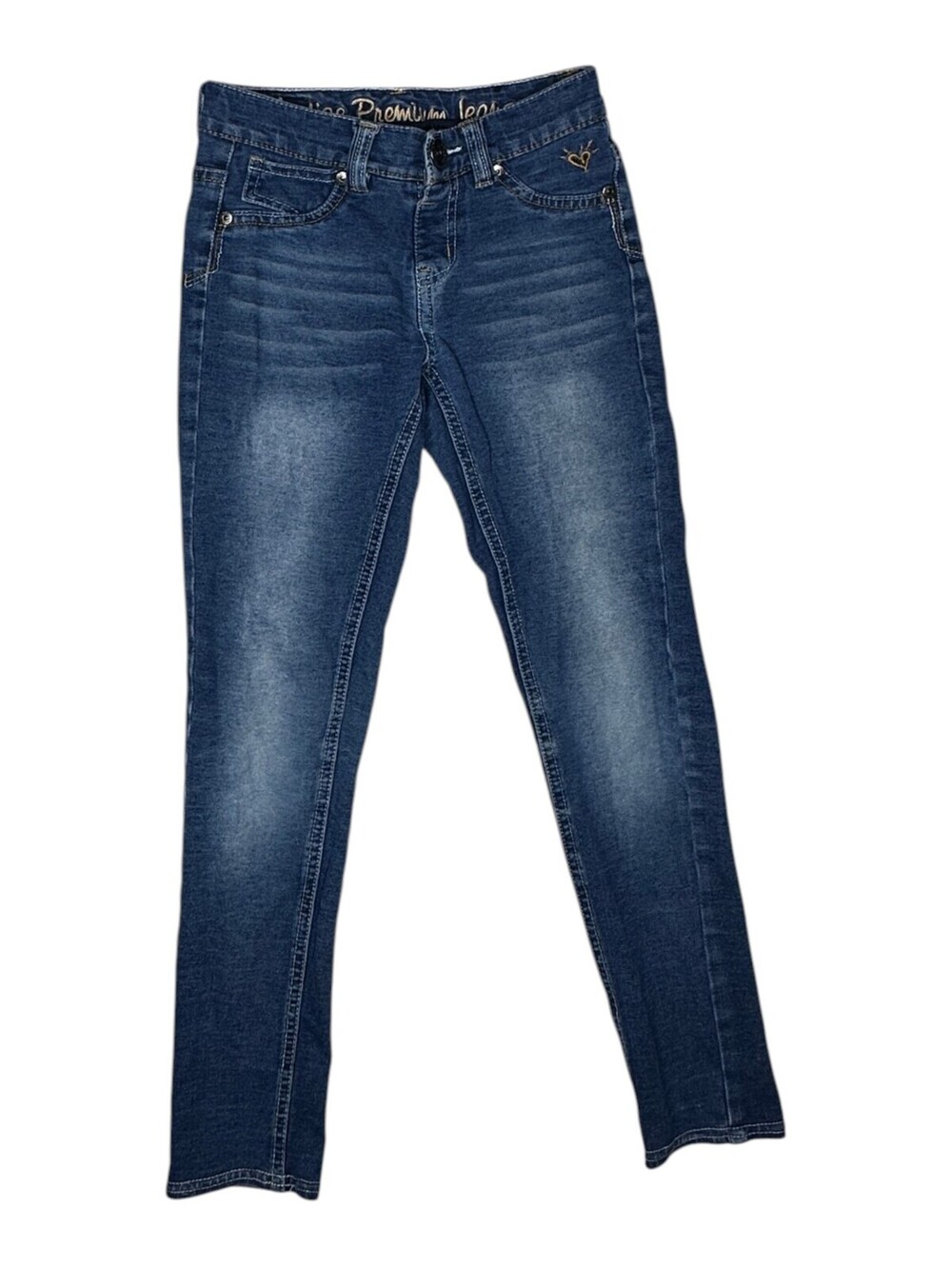 Justice Premium Girls' Simply Low Knit Legging Jeans Size 8